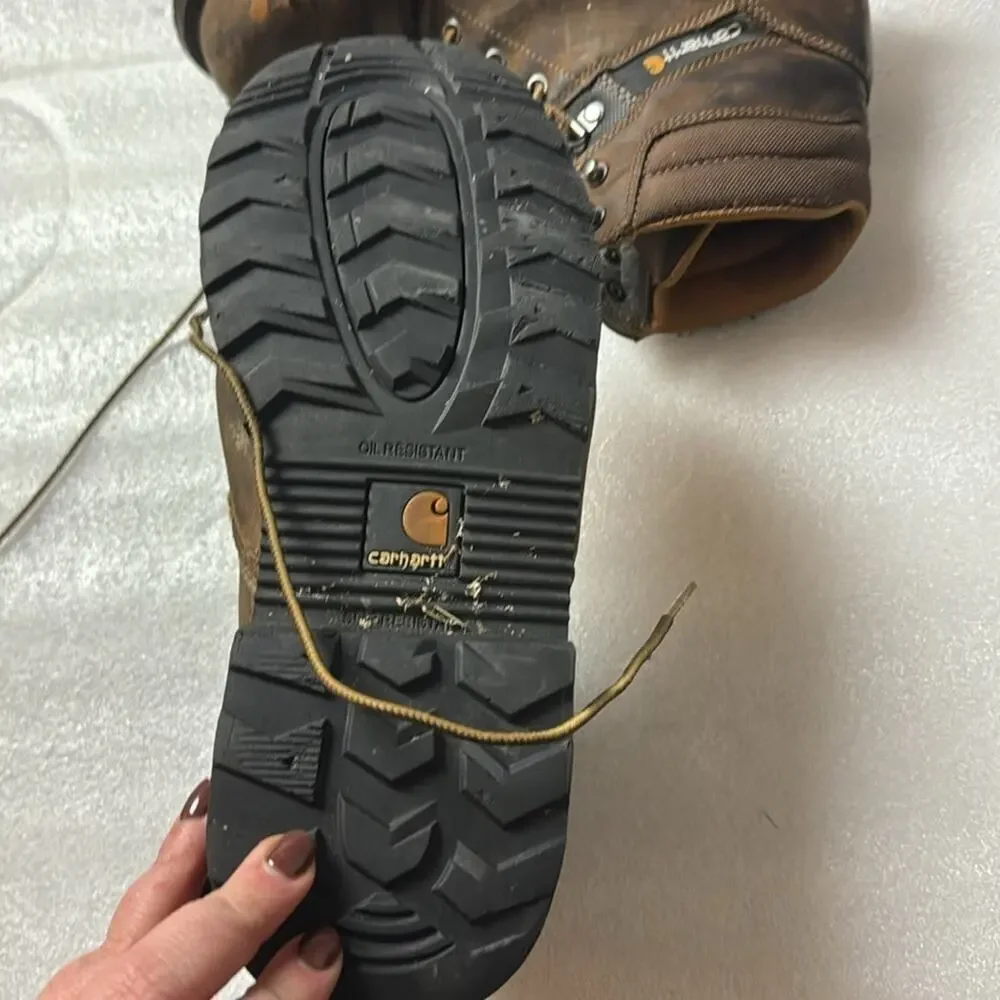 Carhartt Work Boots ASTM F2413-18 US Men’s 10 Paint Distressed broken in comfy